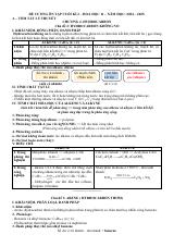 Đề cương ôn tập Học kì 2 Hóa học 11 năm 2024–2025 trường THPT Thanh Khê (Đà Nẵng)